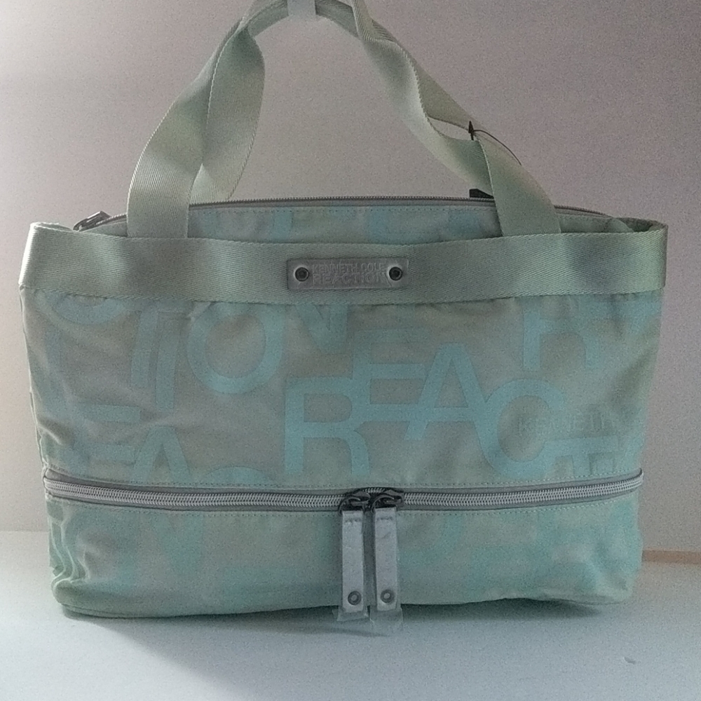 🌷🌷 Kenneth Cole Reaction 🌷🌷 Signature Nylon Shoulder Tote Bag Handbag 🌷